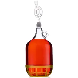 baniak-zestaw-do-wina-dama-5l-balon-na-wino-w-koszu-na-nalewki-korek-rurka