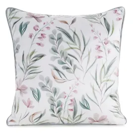 poszewka-45x45-velvet-biala-zielona-kwiaty