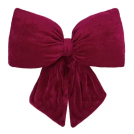 poduszka-swiateczna-kokarda-35x20-velvet-bordowa