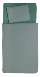posciel-muslinowa-100x135-muslin-zielona-z-ochraniaczem-babymatex