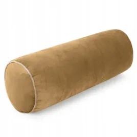 poduszka-15x45-miodowa-obszyta-ozdobna-lamowka-welurowa-walek