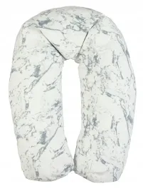 poduszka-pozycjonujaca-relax-rogal-190cm-marmur-biala-szara-do-karmienia