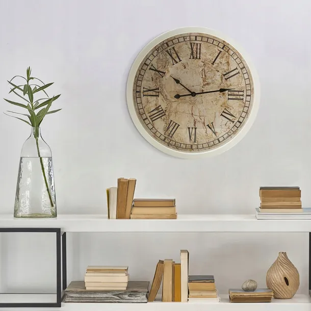 zegar-scienny-40x7x40-bezowy-bialy-typ-scienny