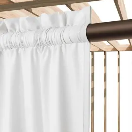 Zdjęcie produktu Zasłona ogrodowa 140x250 Gaia biała gotowa na taśmie
