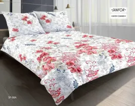 posciel-satynowa-140x200-chinska-kwiatki-biala-szara-premium