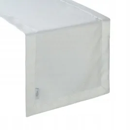obrus-bieznik-40x200-jowita-bialy-srebrny-zdobiony-kanta-oraz-srebrna-nicia