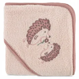 okrycie-kapielowe-100x100-baby-rozowy-jeze-recznik-z-kapturkiem-350-g-m2