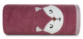 recznik-dzieciecy-50x90-baby-rozowy-lisek-450-g-m2