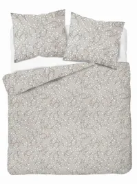posciel-satynowa-220x200-bezowa-szara-jasna-liscie-drobne-home-satin