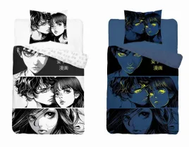 posciel-swiecaca-w-ciemnosci-160x200-anime-boy-girl-czarna-biala