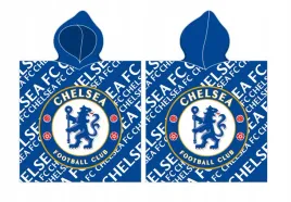 poncho-dla-dzieci-60x120-chelsea-londyn-herb-football-club-niebieskie