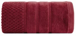recznik-adore-50x90-czerwony-o-strukturze-krateczki-500-g-m2