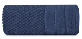 recznik-adore-50x90-granatowy-o-strukturze-krateczki-500-g-m2