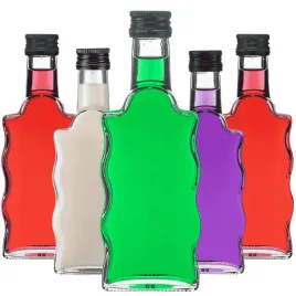 butelka-na-likier-nalewke-sok-warta-200-ml-zakretki-zestaw-5-sztuk