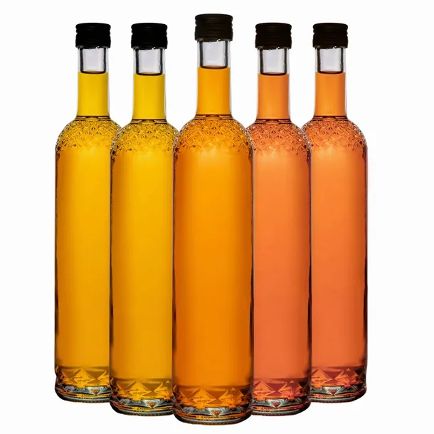 SZKLANA BUTLEKA MONOPOLOWA BUTELKI OGRYGINALNE NARGIZ 500 ML + ZAKRĘTKI X5