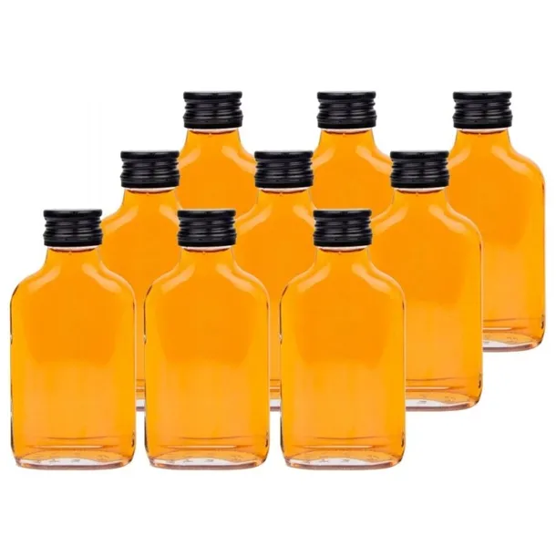 Butelka na Nalewki Bimber Wódkę z Zakrętką 100ml PIERSIÓWKA SZKLANA 20 szt.