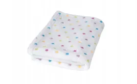 kocyk-z-mikrofibry-75x100-milly-bialy-kolorowe-grochy-tkmmk-01