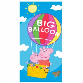 recznik-dzieciecy-70x140-swinka-peppa-i-george-plazowy-bawelniany