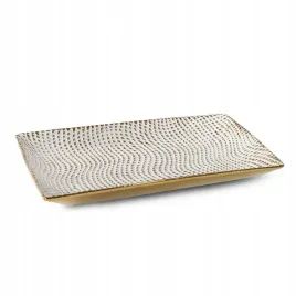 patera-ceramiczna-35x20x4-verda-biala-zlota-z-drobnym-wytlaczanym-wzorem