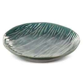 patera-ceramiczna-25x5-rea-zielona-bezowa-w-prazki