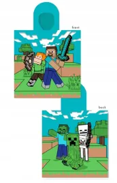 poncho-dla-dzieci-50x110-minecraft-recznik-z-kapturem-dzieciecy
