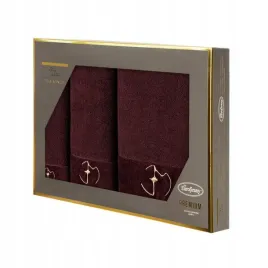 komplet-recznikow-w-pudelku-3-szt-gaja-bordowy-550-g-m2
