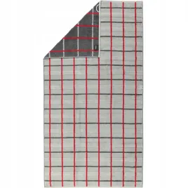 Zdjęcie produktu Ręcznik plażowy Square 80x200 antracytowy czerwony frotte 560g/m2 Cawoe