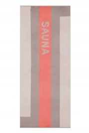 Zdjęcie produktu Ręcznik plażowy Sauna 80x200 piaskowy frotte 480g/m2 100% bawełna Cawoe