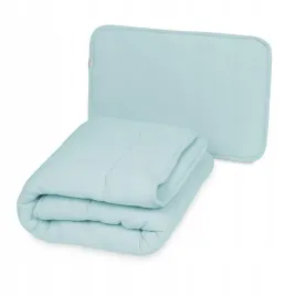 koldra-135x100-poduszka-40x60-muslinowa-mietowa-muslin-komplet