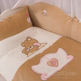 posciel-100x135-bears-misiaczki-brazowa-z-ochraniaczem-babymatex