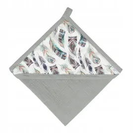 okrycie-kapielowe-85x85-muslin-grafitowe-recznik-z-kapturkiem