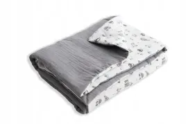kocyk-75x100-muslin-designe-szary-bialy-w-samochody-babymatex