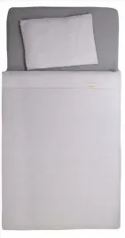 posciel-muslinowa-100x135-muslin-jasna-szara-z-ochraniaczem-babymatex