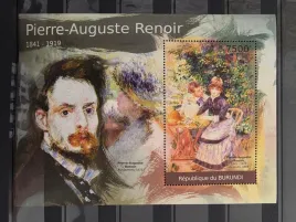 znaczki-malarstwo-renoir-burundi-czysty-zn18