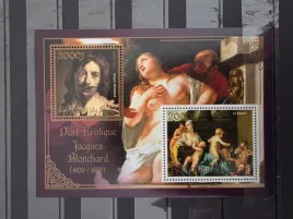 znaczki-malarstwo-blanchard-benin-czysty-zn37