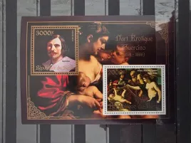 znaczki-malarstwo-guercino-benin-czysty-zn37