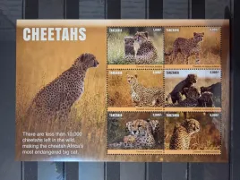 znaczki-fauna-duze-koty-lwy-tygrysy-gepardy-tanzania-czysty-d