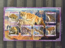 znaczki-fauna-ssaki-pumy-burkina-faso-kasowany-p18