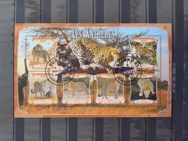 znaczki-fauna-ssaki-pantery-burkina-faso-kasowany-p18