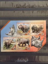 znaczki-fauna-nosorozce-niger-kasowany-p19