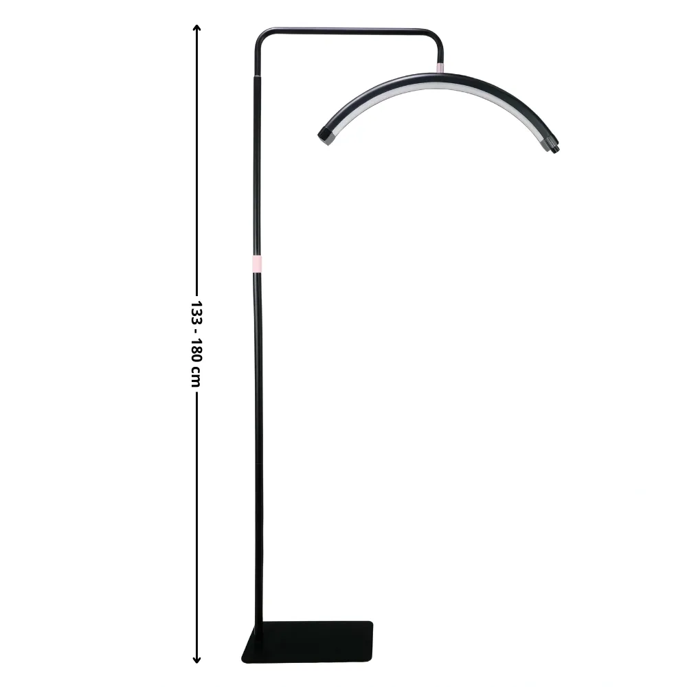 lampa-led-kosmetyczna-moon-luk-24w-do-rzes-stojaca-czarna-180-cm-stan-nowy