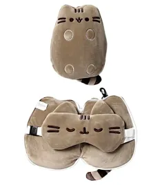 kot-pusheen-poduszka-podrozna-opaska-na-oczy-maseczka-maskotka