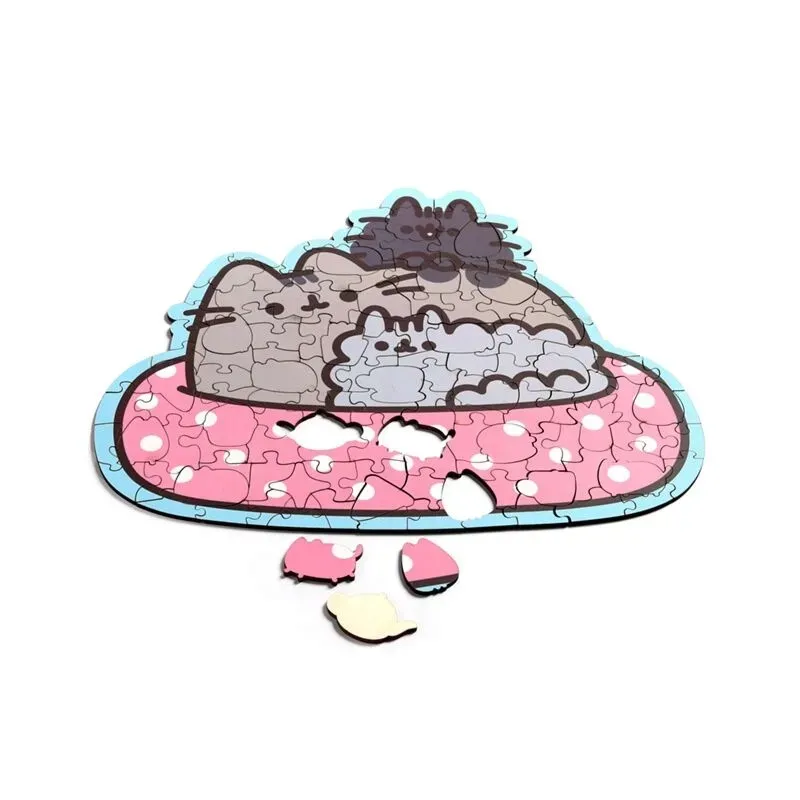 drewniane-puzzle-130-elementow-pusheen-core-stan-nowy
