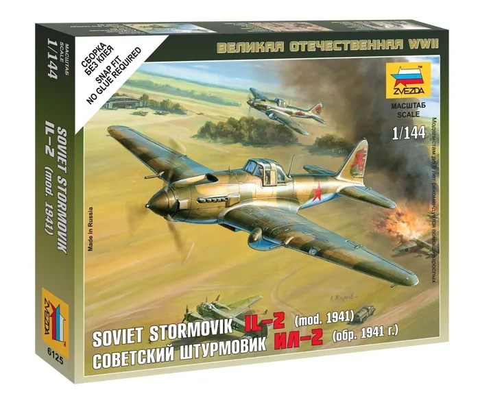 1-144-soviet-stormovik-il-2-il-2-marka-zvezda-model-z6125