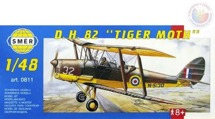 smer-0811-d-h-82-tiger-moth-1-48-skala-skala-1-48