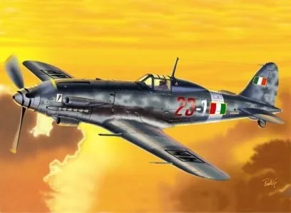 1-72-macchi-mc-205-veltro-marka-italeri-okres-ii-wojna-swiatowa