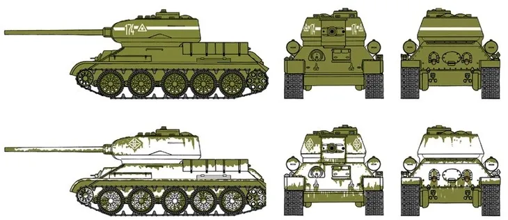 1-72-t-34-85-russian-tank-2-modele-stan-zlozenia-do-zlozenia