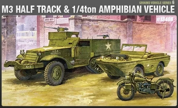 academy-13408-m3-halftrack-amfibia-motocykl-1-72-marka-academy