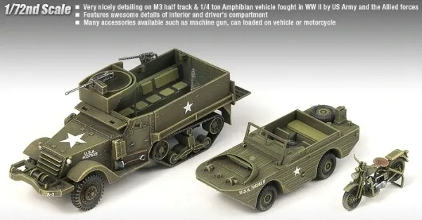 academy-13408-m3-halftrack-amfibia-motocykl-1-72