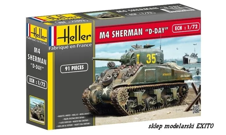 heller-79892-m4-sherman-d-day-1-72-stan-opakowania-oryginalne